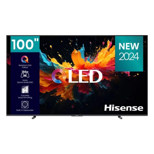 Téléviseur Hisense 100 pouces smart 4K QLED VIDAA QUANTUM DOT 100Q7N