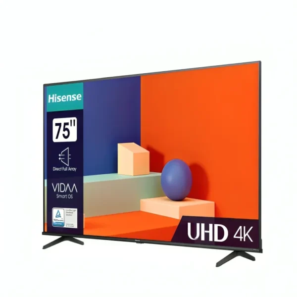 Téléviseur hisense 75 LED smart 4K vidaa 75A6K