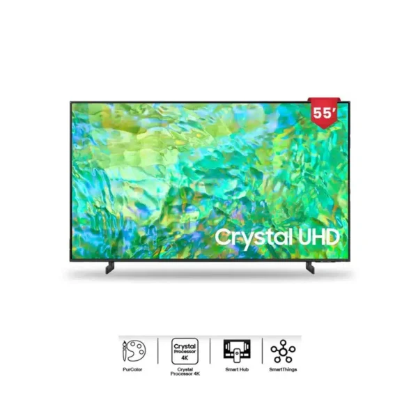 Televiseur SAMSUNG 55" SMART CU8000