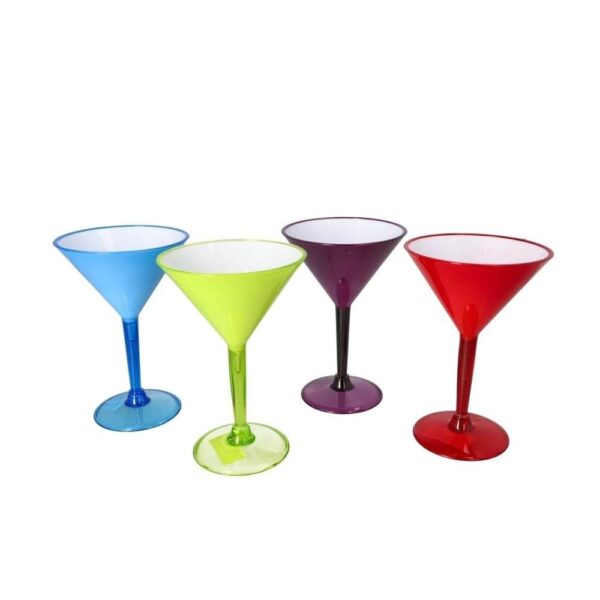 Verre en plastique Martini Continental 250 ml 11cm